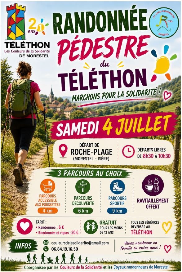 Randonnée pédestre du Téléthon