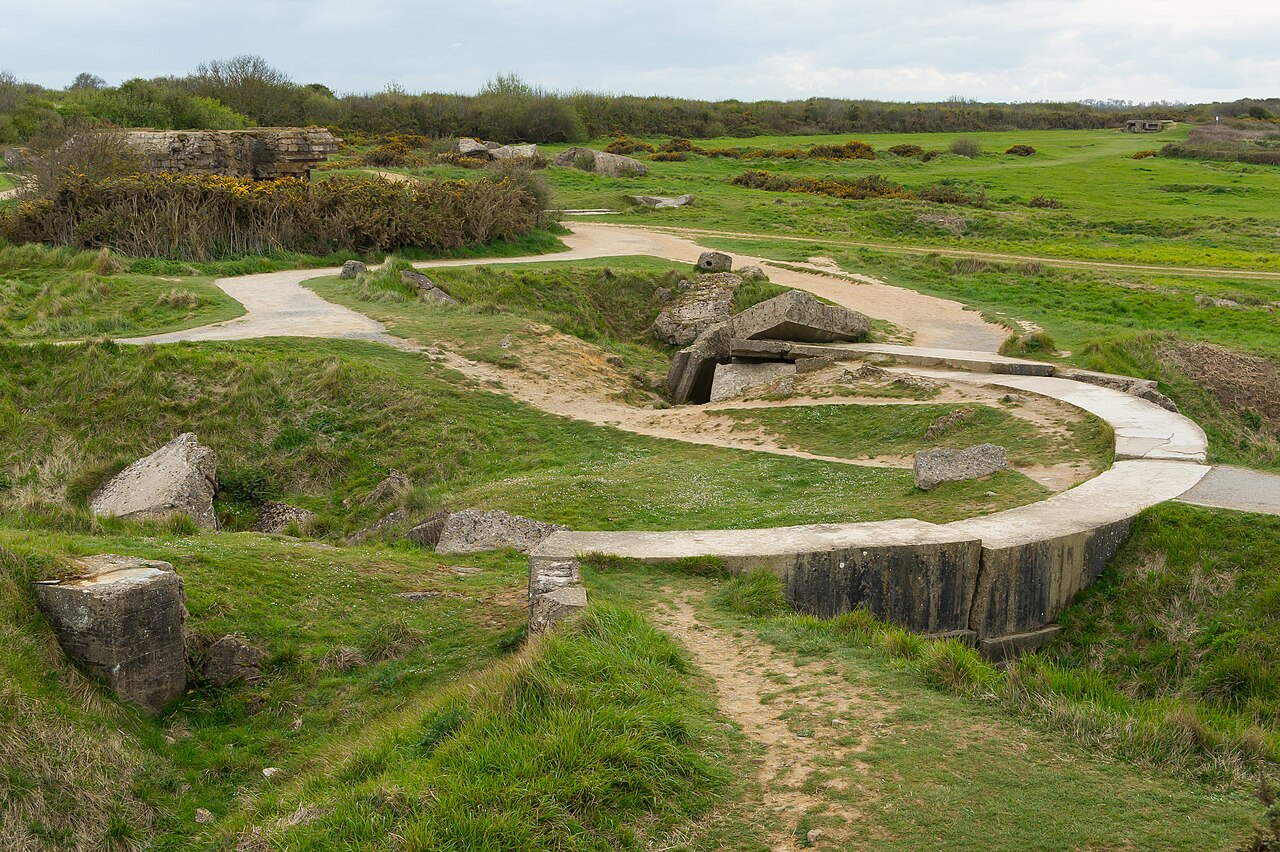 Pointe du Hoc – champ de bataille