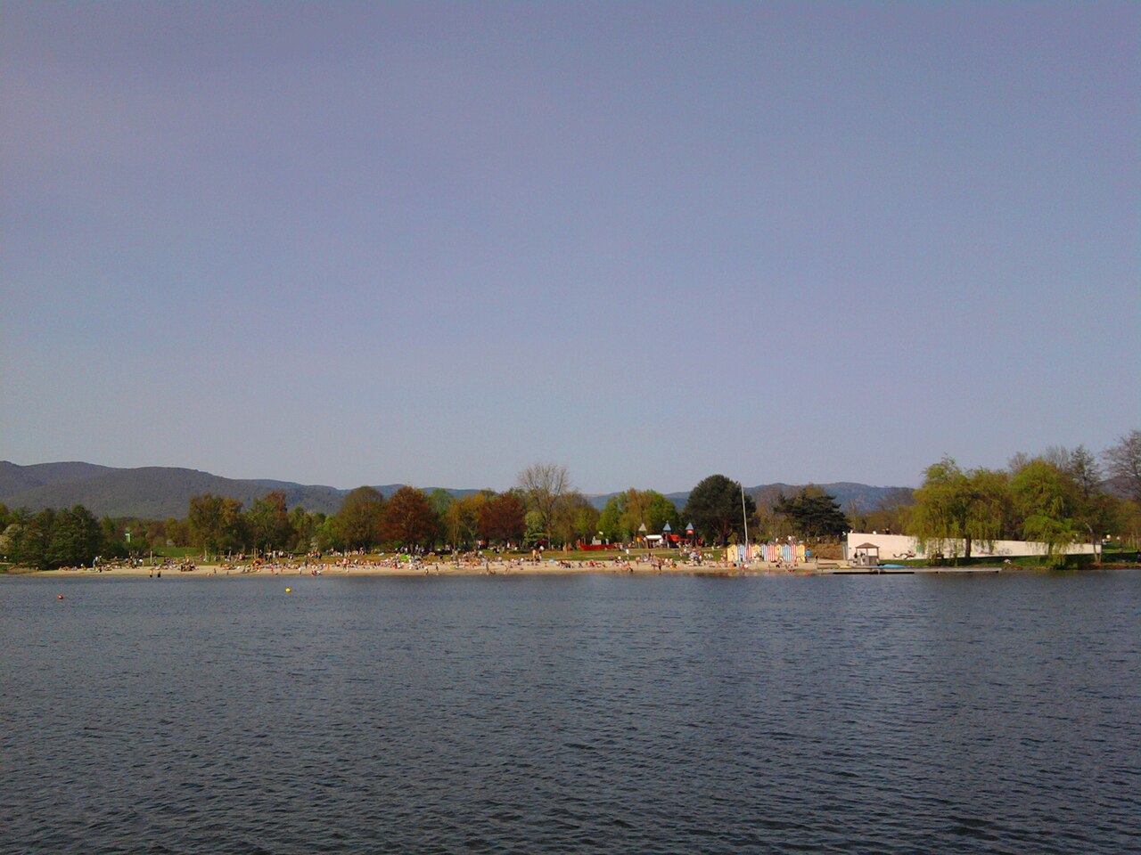 Plage du Malsaucy : baignade estivale