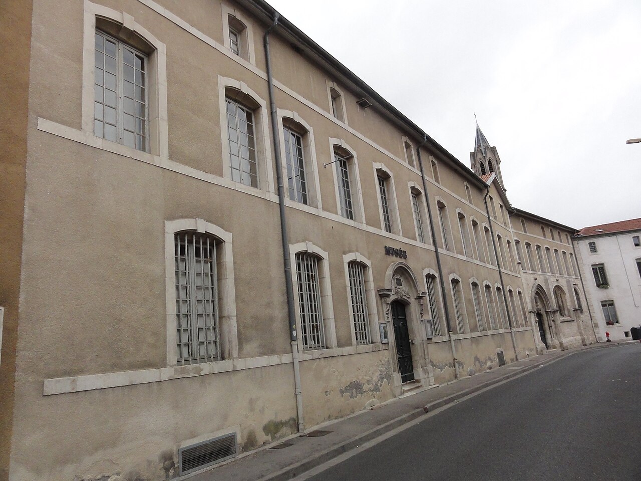 Musée Michel Hachet : salle lapidaire pendant les travaux